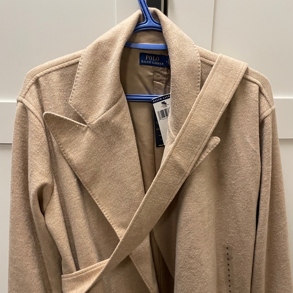 Brand new Polo Ralph Lauren suede coat